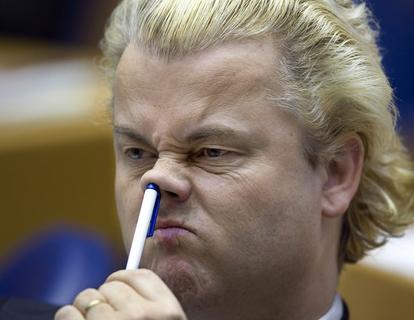 Een typisch geval van Geert Wilders uit de bocht:Een typisch geval van Geert Wilders uit de bocht: