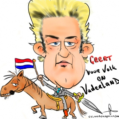 Geert Wilders cartoon
